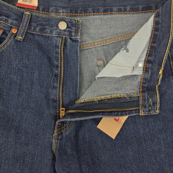 Levi's 550 Jeans Men's 36x32 Relaxed Fit Tapered Leg Blue Denim Classic Work NEW - Picture 4 of 6